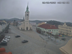 Náměstí, koste sv. Markéty