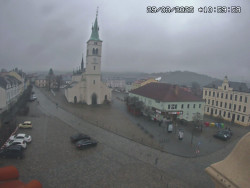 Náměstí, koste sv. Markéty