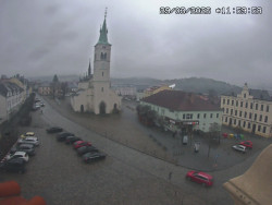 Náměstí, koste sv. Markéty