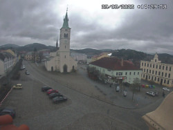 Náměstí, koste sv. Markéty