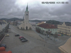 Náměstí, koste sv. Markéty