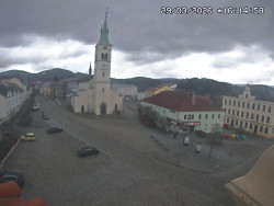 Náměstí, koste sv. Markéty