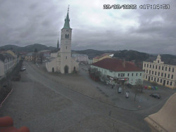 Náměstí, koste sv. Markéty