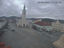 Náměstí, koste sv. Markéty