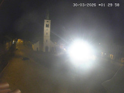 Náměstí, koste sv. Markéty