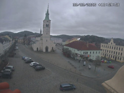 Náměstí, koste sv. Markéty