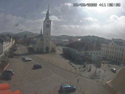 Náměstí, koste sv. Markéty