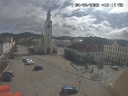 Náměstí, koste sv. Markéty