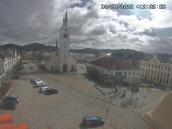 Náměstí, koste sv. Markéty