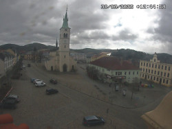 Náměstí, koste sv. Markéty