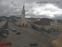 Náměstí, koste sv. Markéty