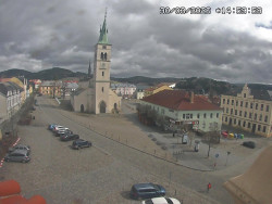 Náměstí, koste sv. Markéty