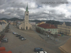 Náměstí, koste sv. Markéty