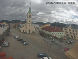 Náměstí, koste sv. Markéty