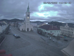 Náměstí, koste sv. Markéty