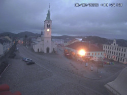 Náměstí, koste sv. Markéty