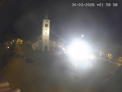 Náměstí, koste sv. Markéty