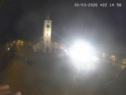 Náměstí, koste sv. Markéty