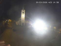 Náměstí, koste sv. Markéty