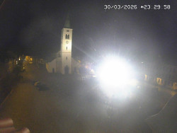 Náměstí, koste sv. Markéty