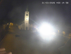 Náměstí, koste sv. Markéty