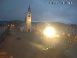 Náměstí, koste sv. Markéty