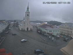 Náměstí, koste sv. Markéty