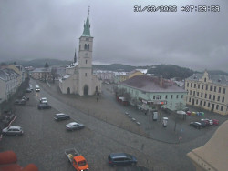 Náměstí, koste sv. Markéty