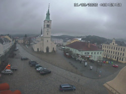 Náměstí, koste sv. Markéty