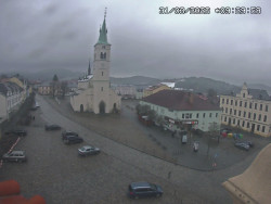 Náměstí, koste sv. Markéty