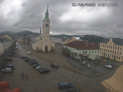 Náměstí, koste sv. Markéty