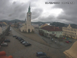 Náměstí, koste sv. Markéty