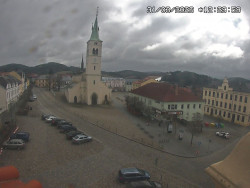 Náměstí, koste sv. Markéty