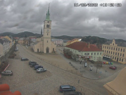 Náměstí, koste sv. Markéty