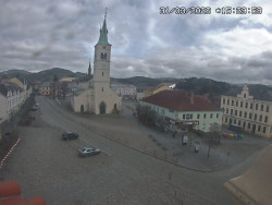 Náměstí, koste sv. Markéty