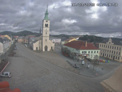 Náměstí, koste sv. Markéty