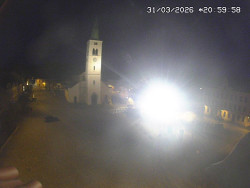 Náměstí, koste sv. Markéty