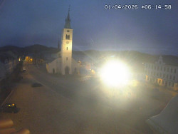 Náměstí, koste sv. Markéty