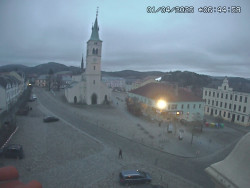 Náměstí, koste sv. Markéty