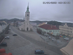 Náměstí, koste sv. Markéty