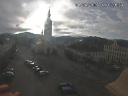 Náměstí, koste sv. Markéty