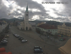 Náměstí, koste sv. Markéty