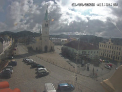 Náměstí, koste sv. Markéty