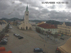 Náměstí, koste sv. Markéty