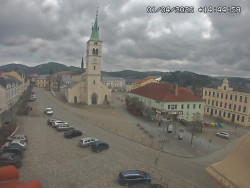 Náměstí, koste sv. Markéty