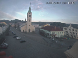 Náměstí, koste sv. Markéty