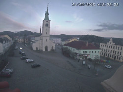 Náměstí, koste sv. Markéty