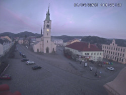 Náměstí, koste sv. Markéty