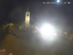 Náměstí, koste sv. Markéty