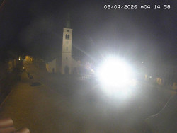 Náměstí, koste sv. Markéty